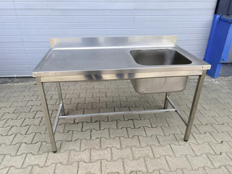 Chiuveta inox profesionala cu suport pentru restaurant, fast-food, laborator si HoReCa - Imagine 4