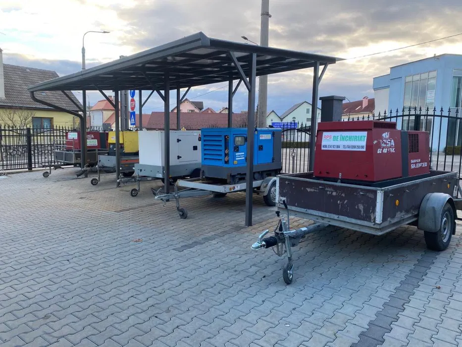 Generator de curent trifazic diesel si utilaje profesionale pentru constructii
