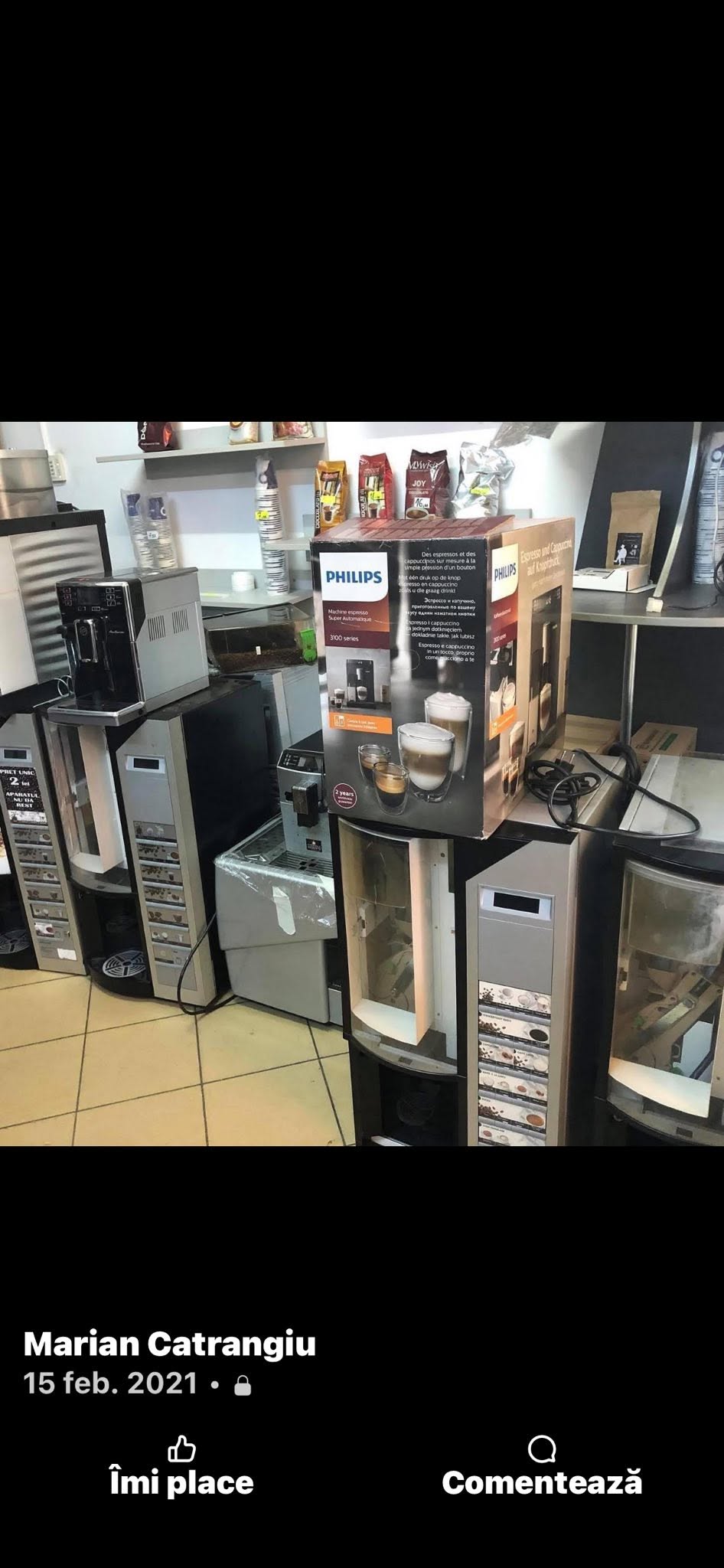 Reparatii profesionale pentru aparate de cafea, automate vending si vitrine Snack & Drink