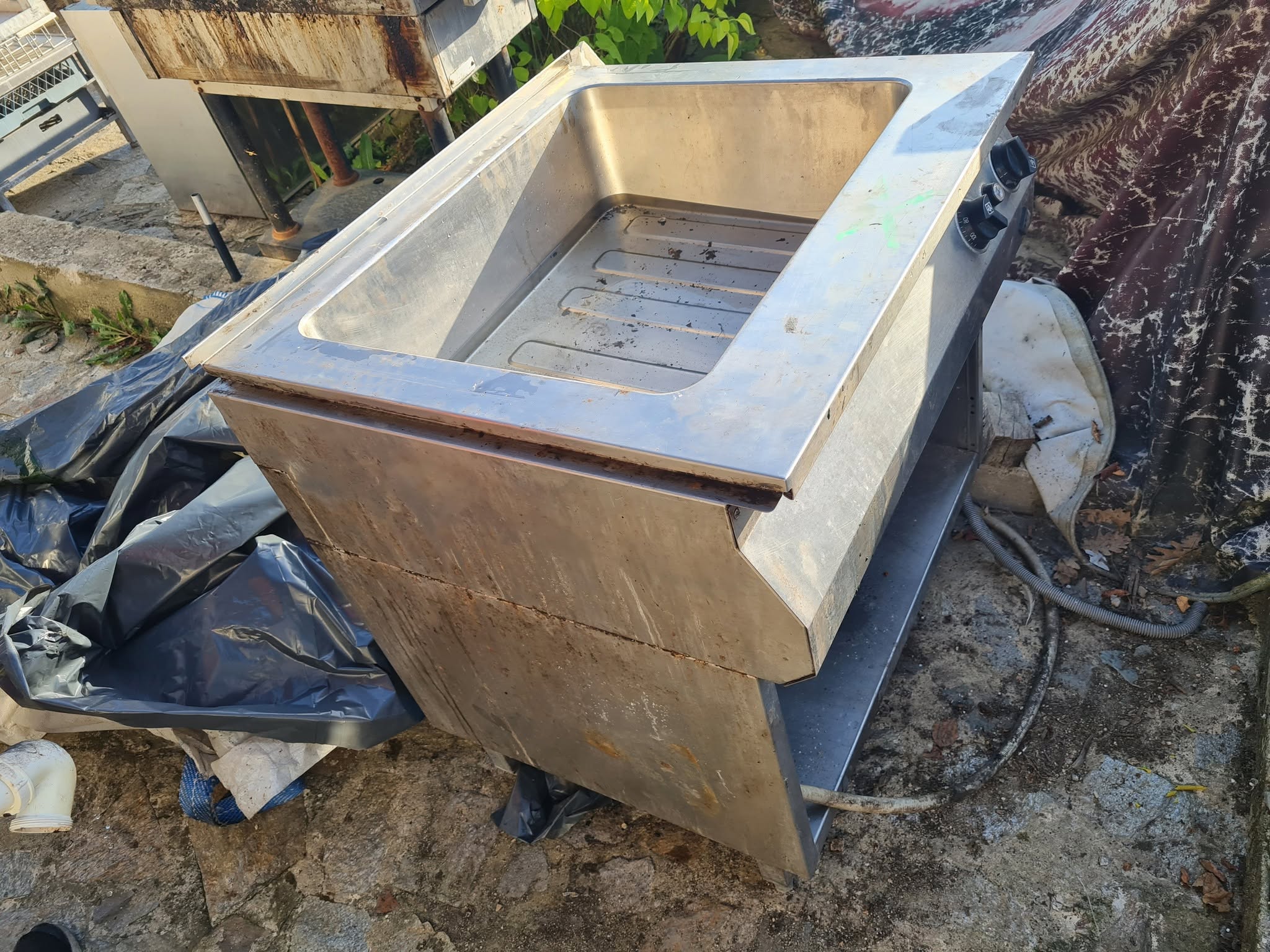 Bain Marie profesional electric inox – 2 GN, ideal pentru restaurante, cantine si catering