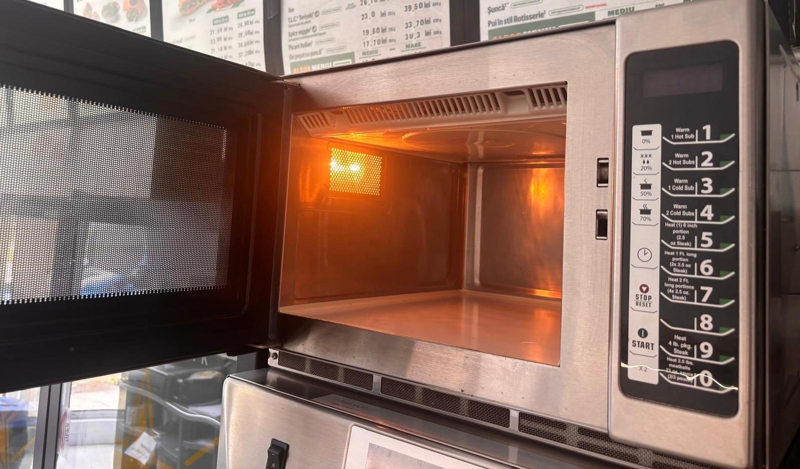 Cuptor cu microunde profesional Menumaster 1100W - Imagine 2