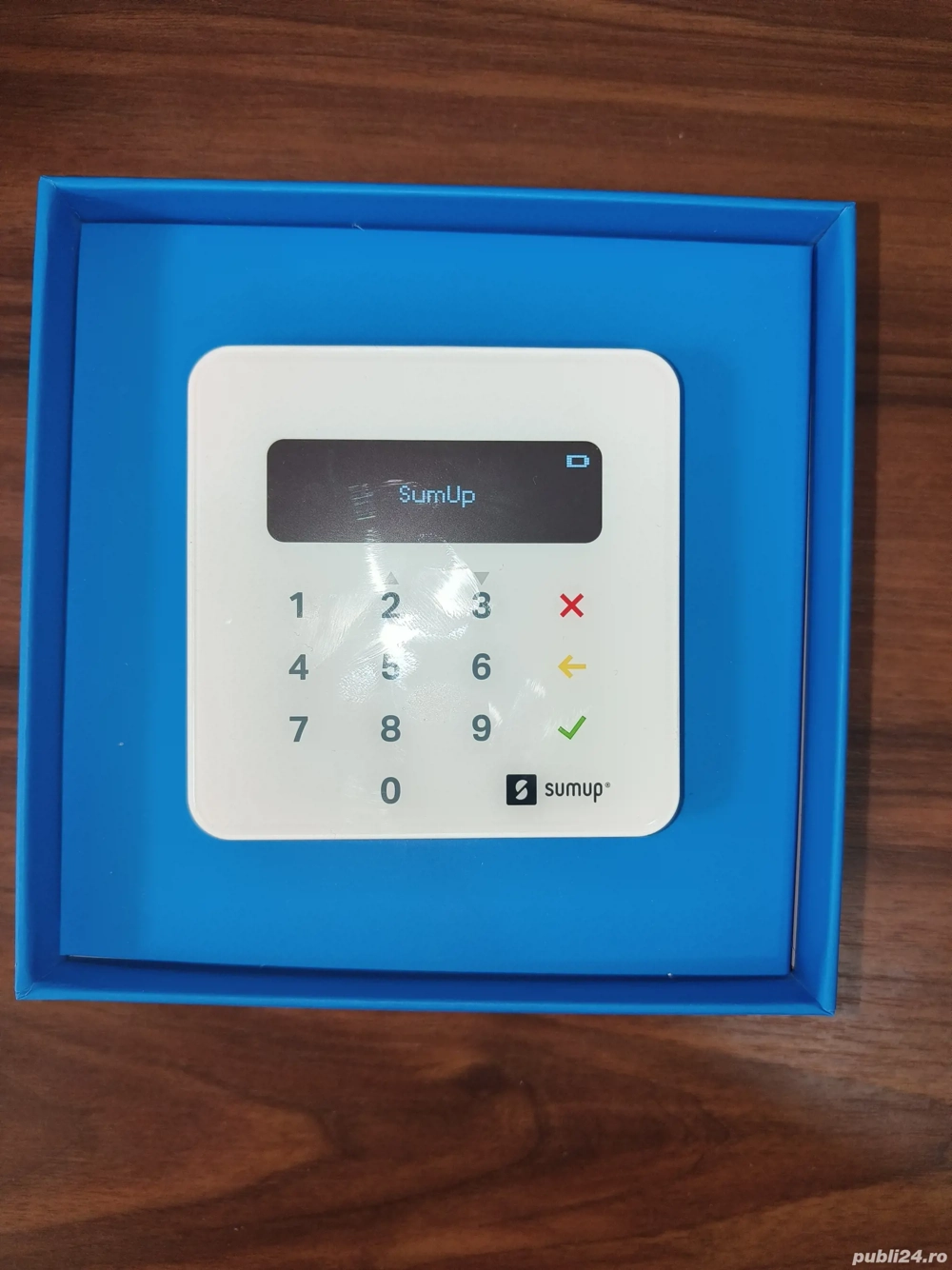 Vand SumUp Air POS – terminal mobil pentru plati cu cardul, nou, in cutie