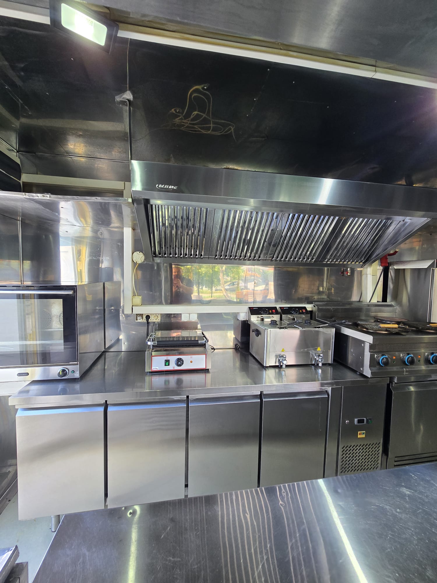 Bucătărie profesională full inox food truck/container  - Imagine 2