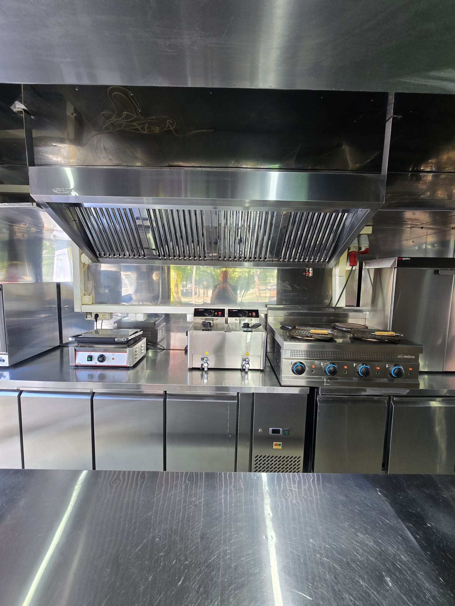 Bucătărie profesională full inox food truck/container  - Imagine 3