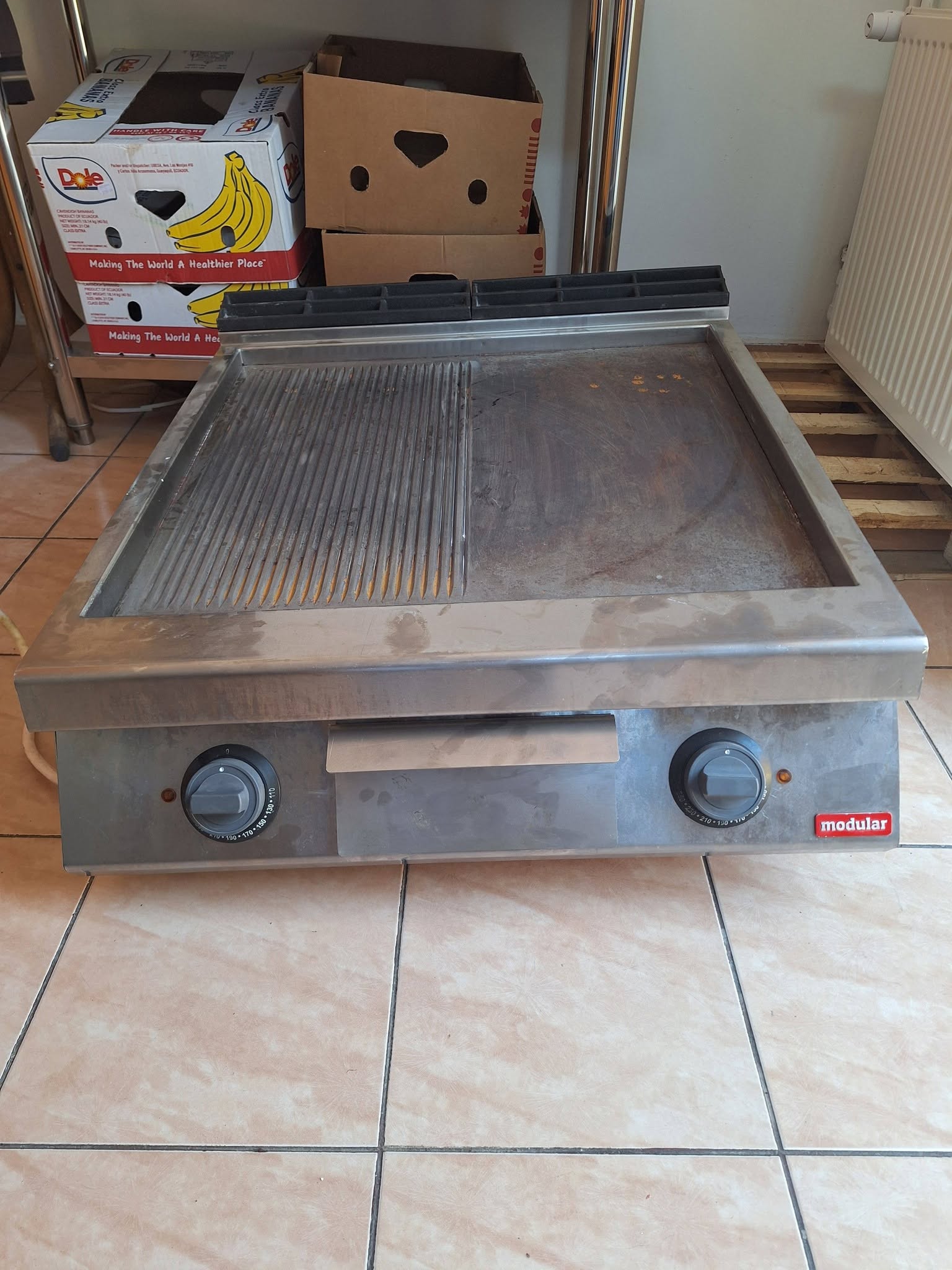 Plita Electrica Profesionala Modular Italy 380V - Grill Neted si Striat pentru Restaurante, Fast Food si Hoteluri - Imagine 2