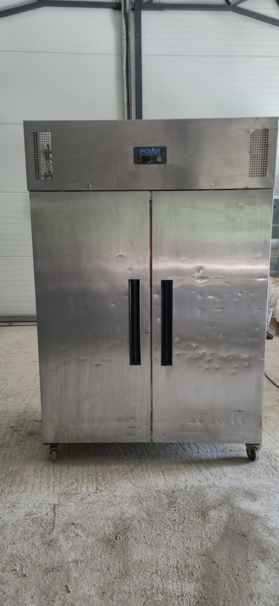Congelator Vertical Profesional Polar 1200 Litri - 2 Usi, Control Digital, Inox, HoReCa - Imagine 2