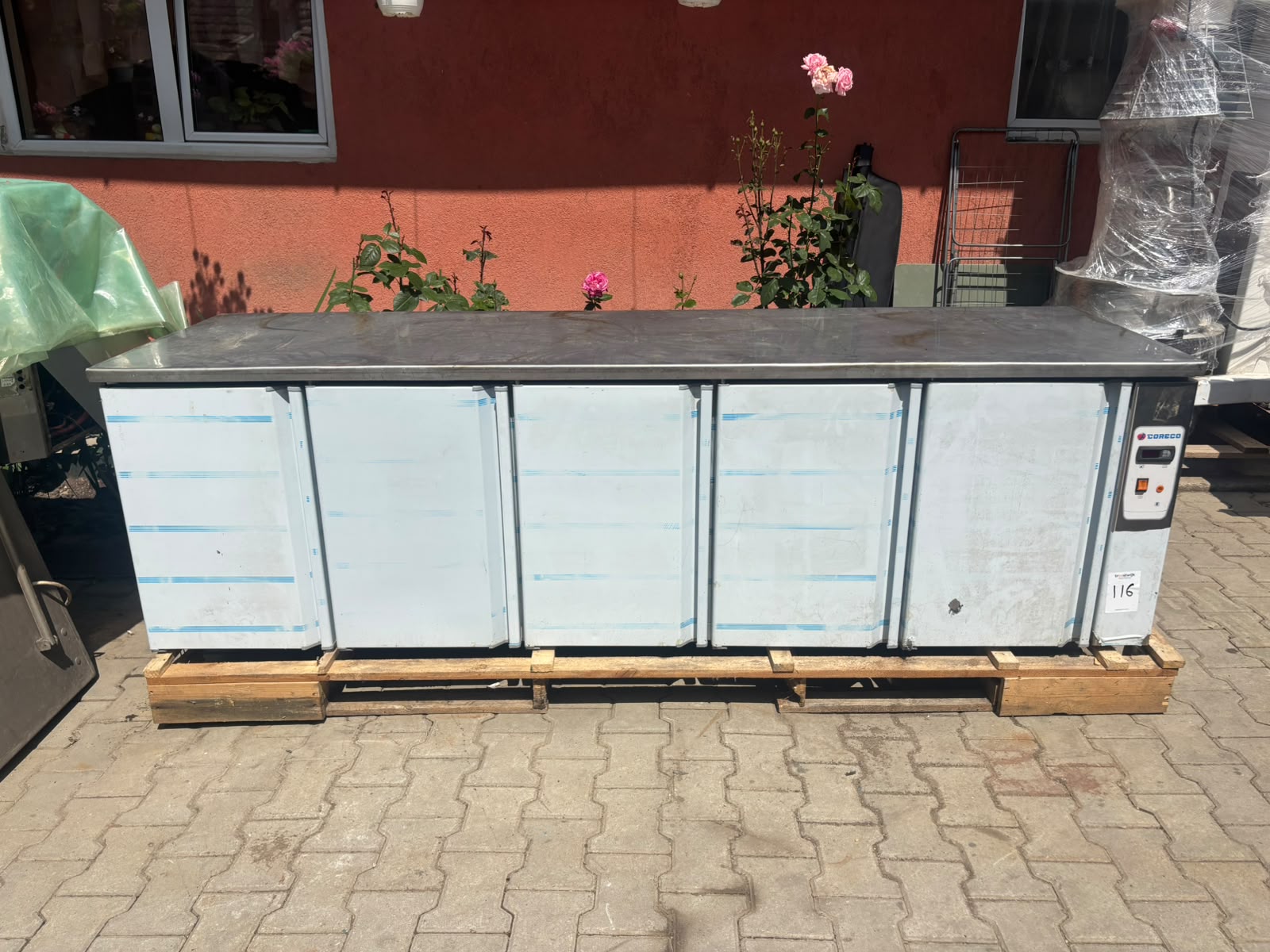 Masă frigorifică profesională CORECO – 5 uși – inox – stare excelentă