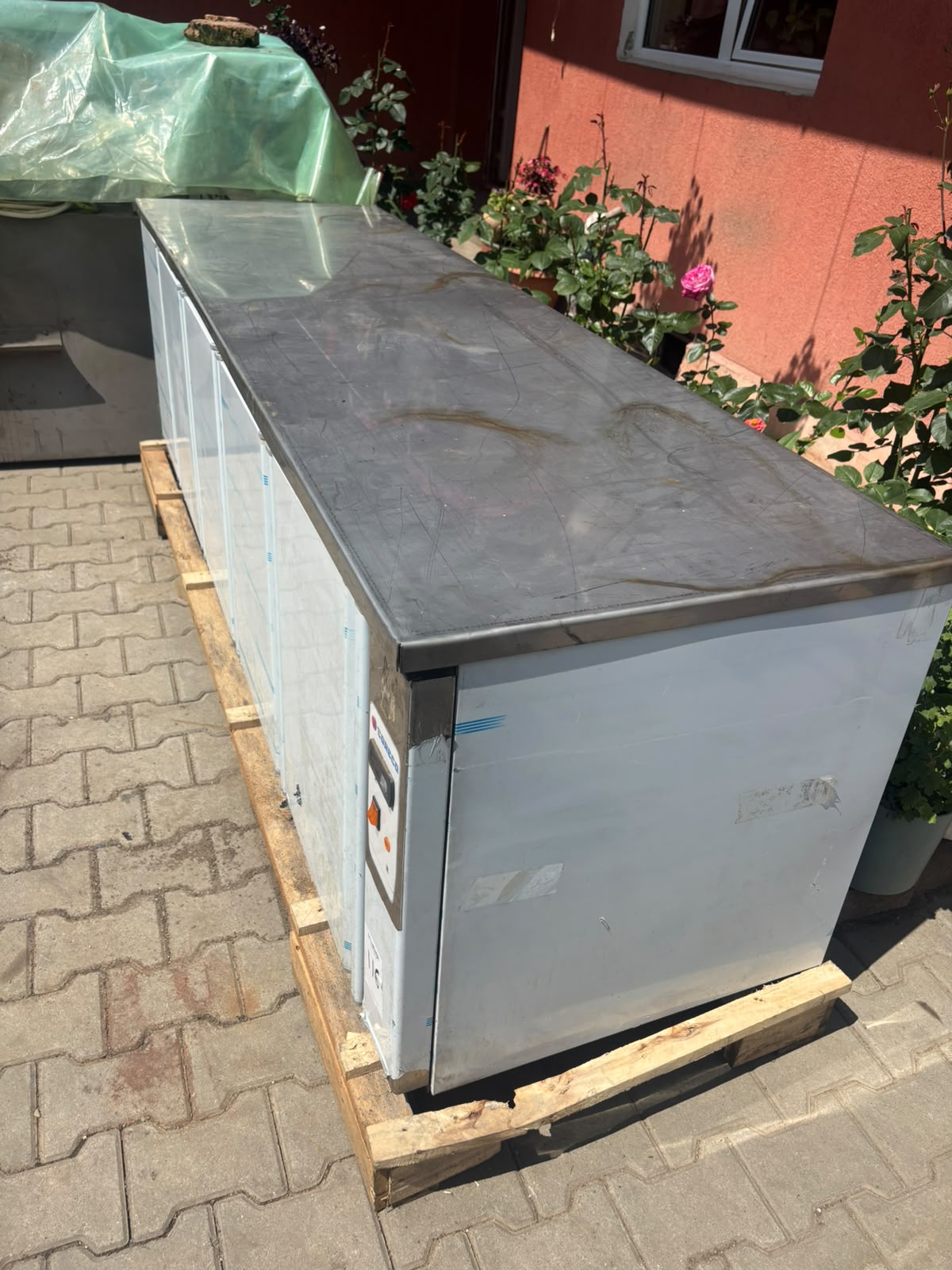 Masă frigorifică profesională CORECO – 5 uși – inox – stare excelentă - Imagine 3