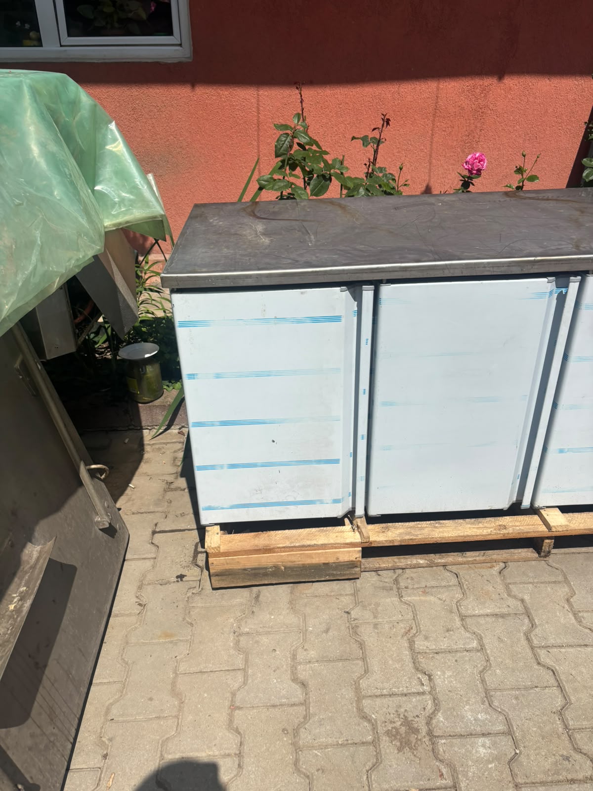 Masă frigorifică profesională CORECO – 5 uși – inox – stare excelentă - Imagine 6