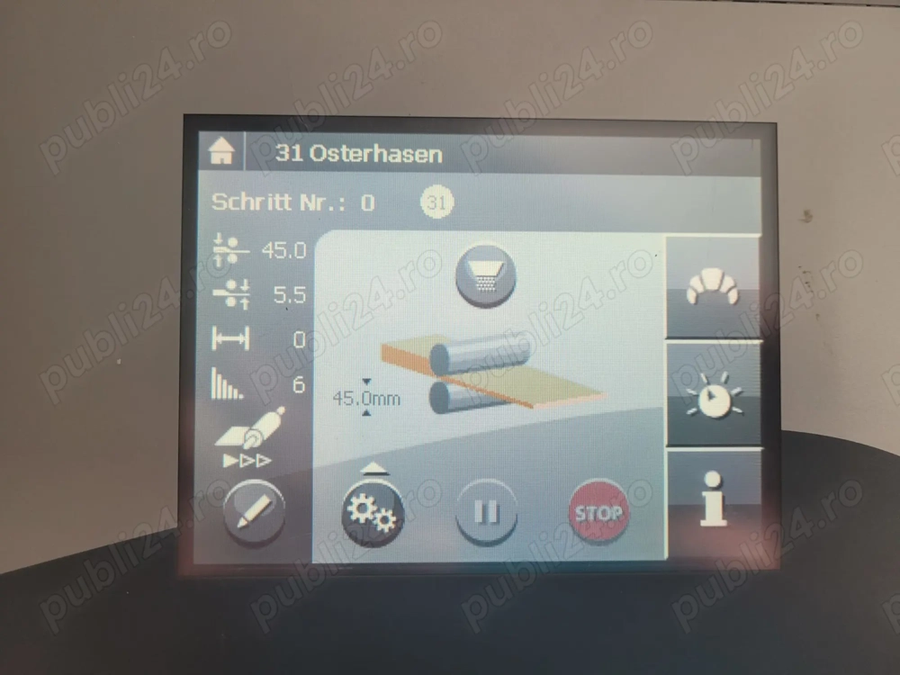Masina profesionala pentru foietaj Fritsch Rollfix 700 | Laminator aluat pentru patiserie si brutarie - Imagine 2