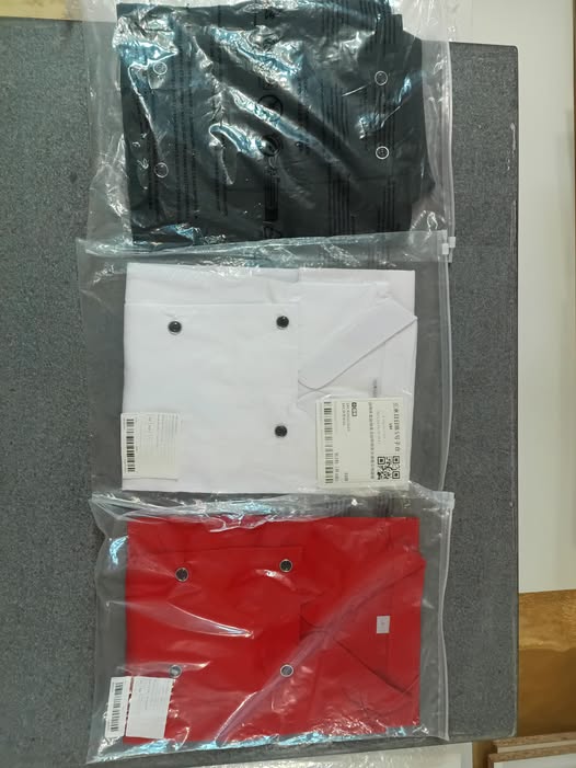 Tunici Bucatar Noi Marimea L - Set 3 Bucati | Imbracaminte Profesionala HoReCa