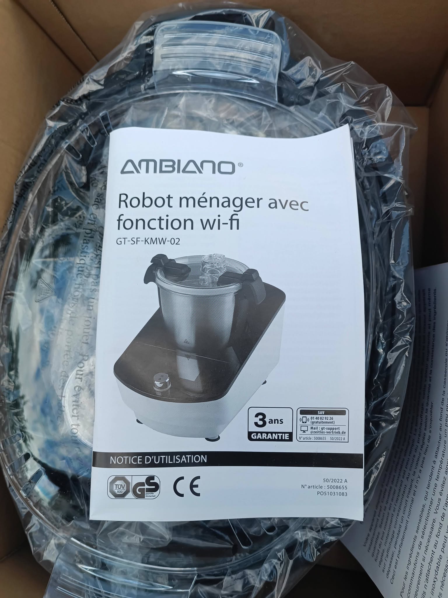 Robot de Bucatarie Ambiano cu Wi-Fi | Aparat Multifunctional pentru Gatit HoReCa