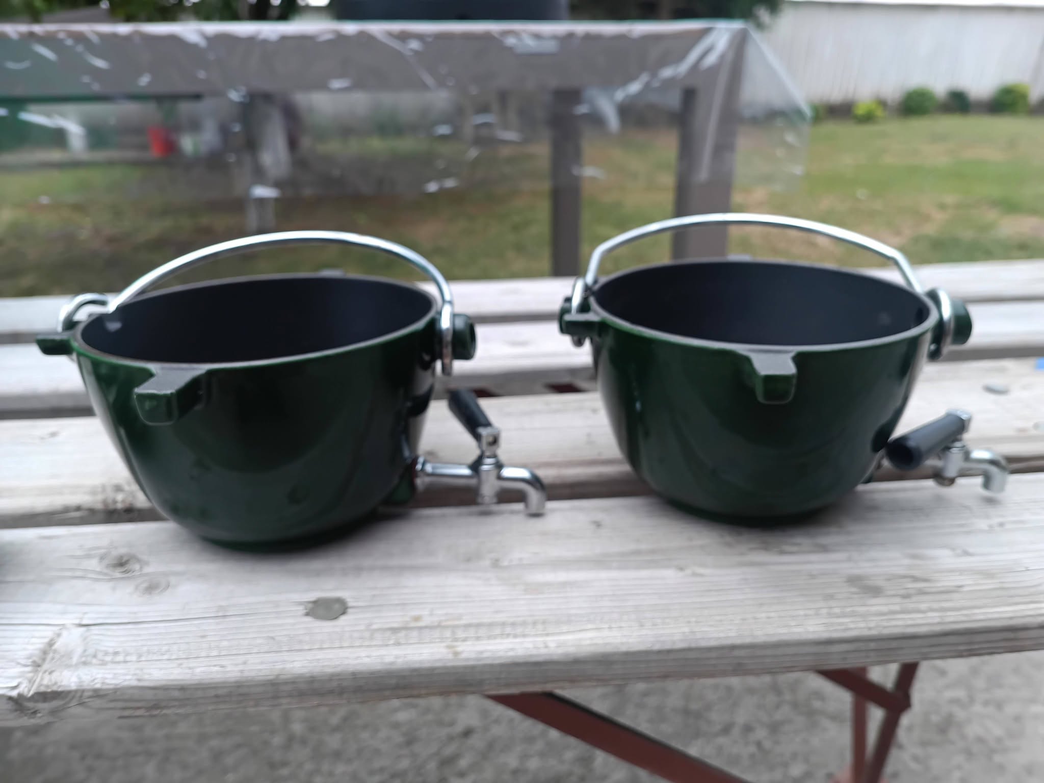 Set 2 Ceaune Emailate cu Robinet pentru Bauturi Calde | Dispensere HoReCa - Imagine 2
