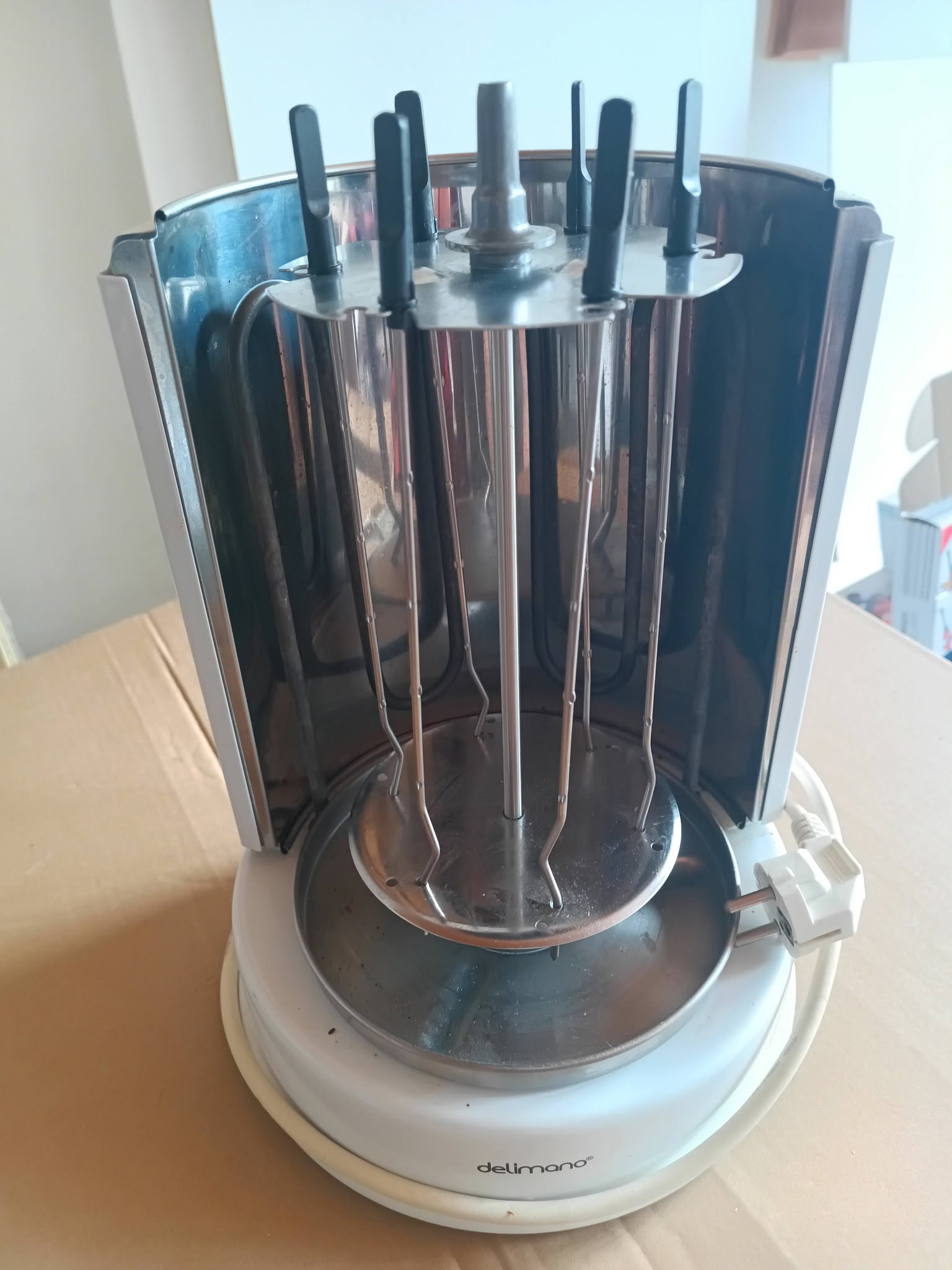 Rotisor Electric Delimano pentru Pui, Shaorma si Kebab | Grill Vertical HoReCa
