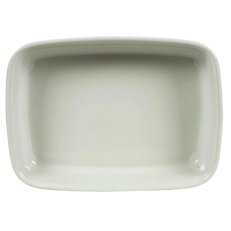 Vas termorezistent alb pentru gatire si servire, 31 x 18 x 7 cm
