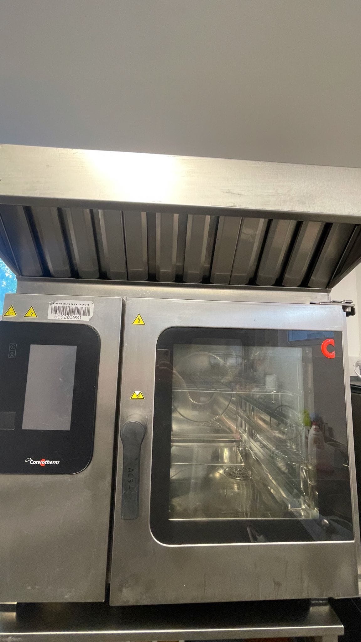 Cuptor profesional Convotherm ConvoVent 10 tăvi + hotă + masă inox incluse - Imagine 4