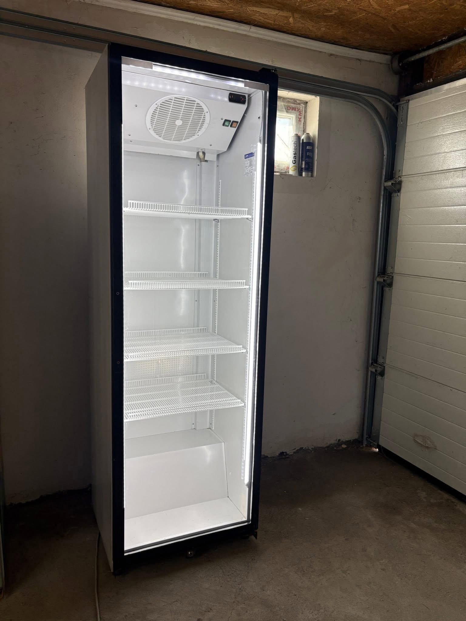 Vitrina Frigorifica Verticala Profesionala SH | Frigider Comercial cu LED | Afisaj Electronic | Garantie