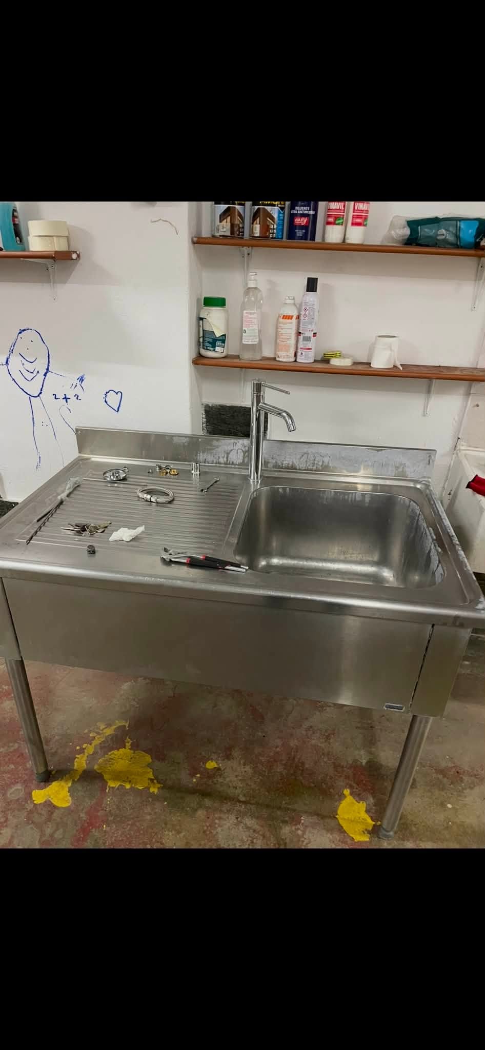 Spalator Profesional Inox cu 1 Cuva si Picurator | Chiuveta Inox HoReCa pentru Restaurante si Bucatarii Profesionale | SH