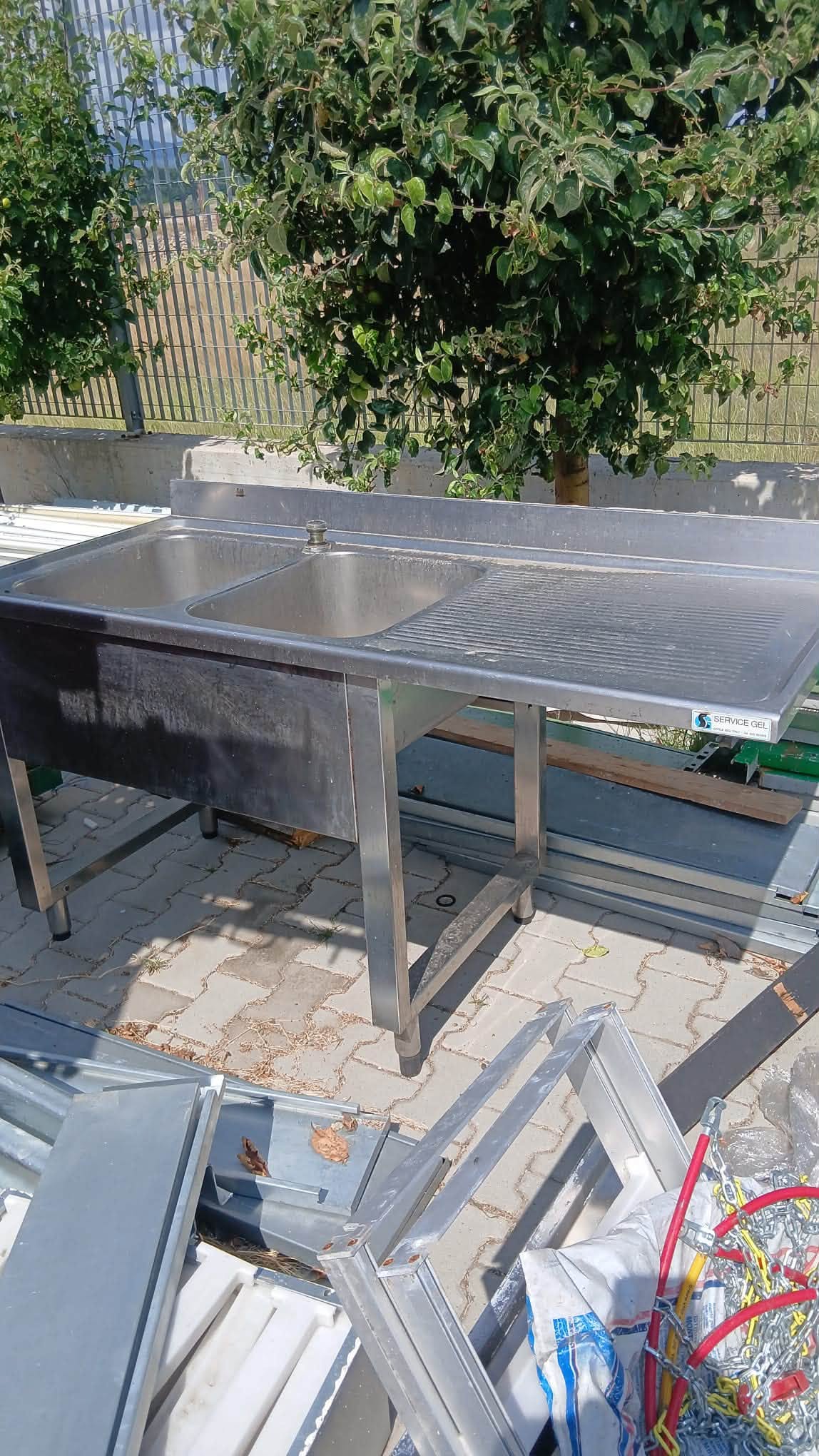 Chiuveta Profesionala Inox cu 2 Cuve si Picurator | Masa de Spalat Inox pentru Restaurante, Hoteluri si Laboratoare Alimentare | SH