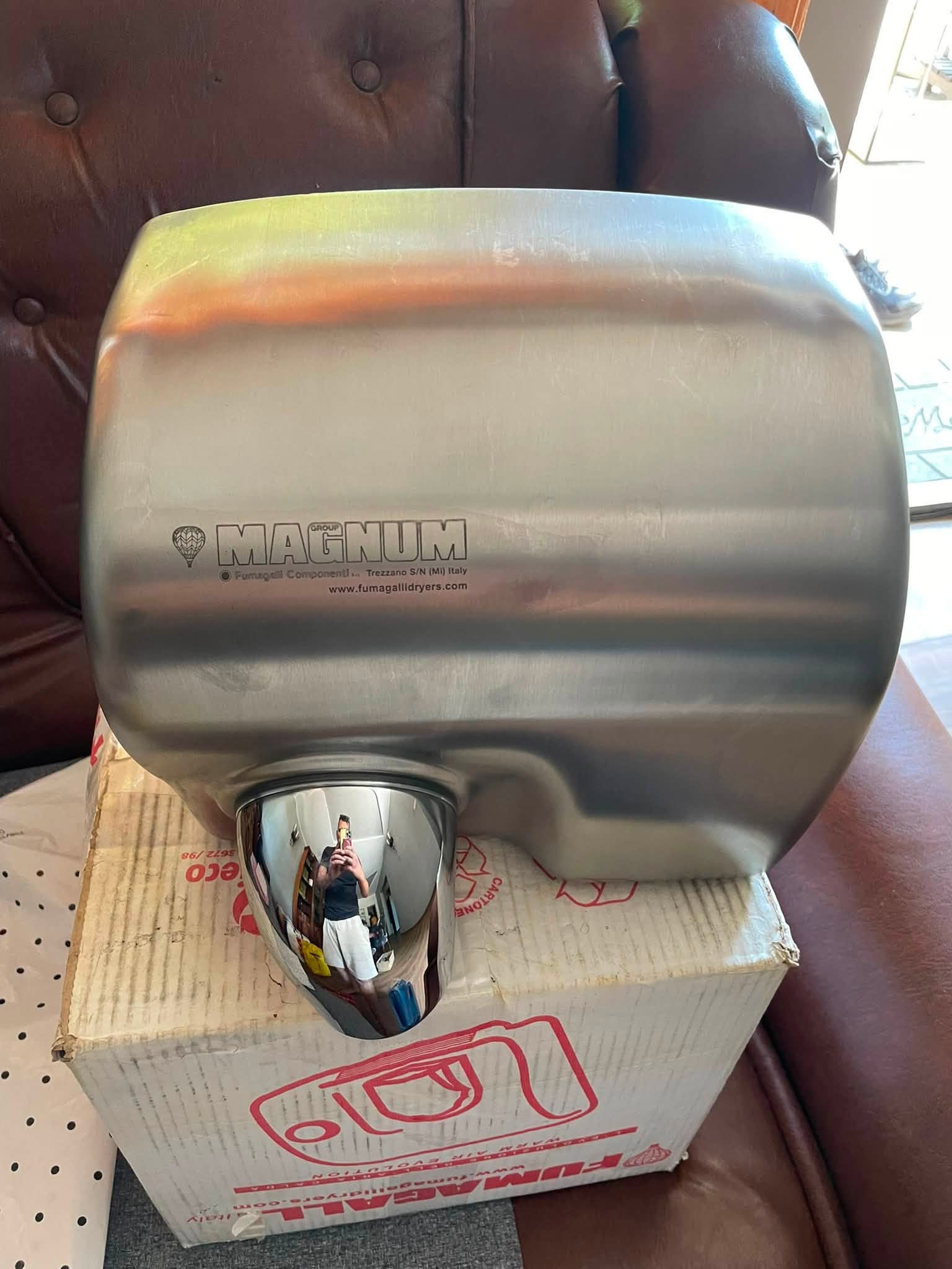 Uscator Profesional de Maini cu Aer Cald | Fumagalli | Automat | Inox | SH - Imagine 2