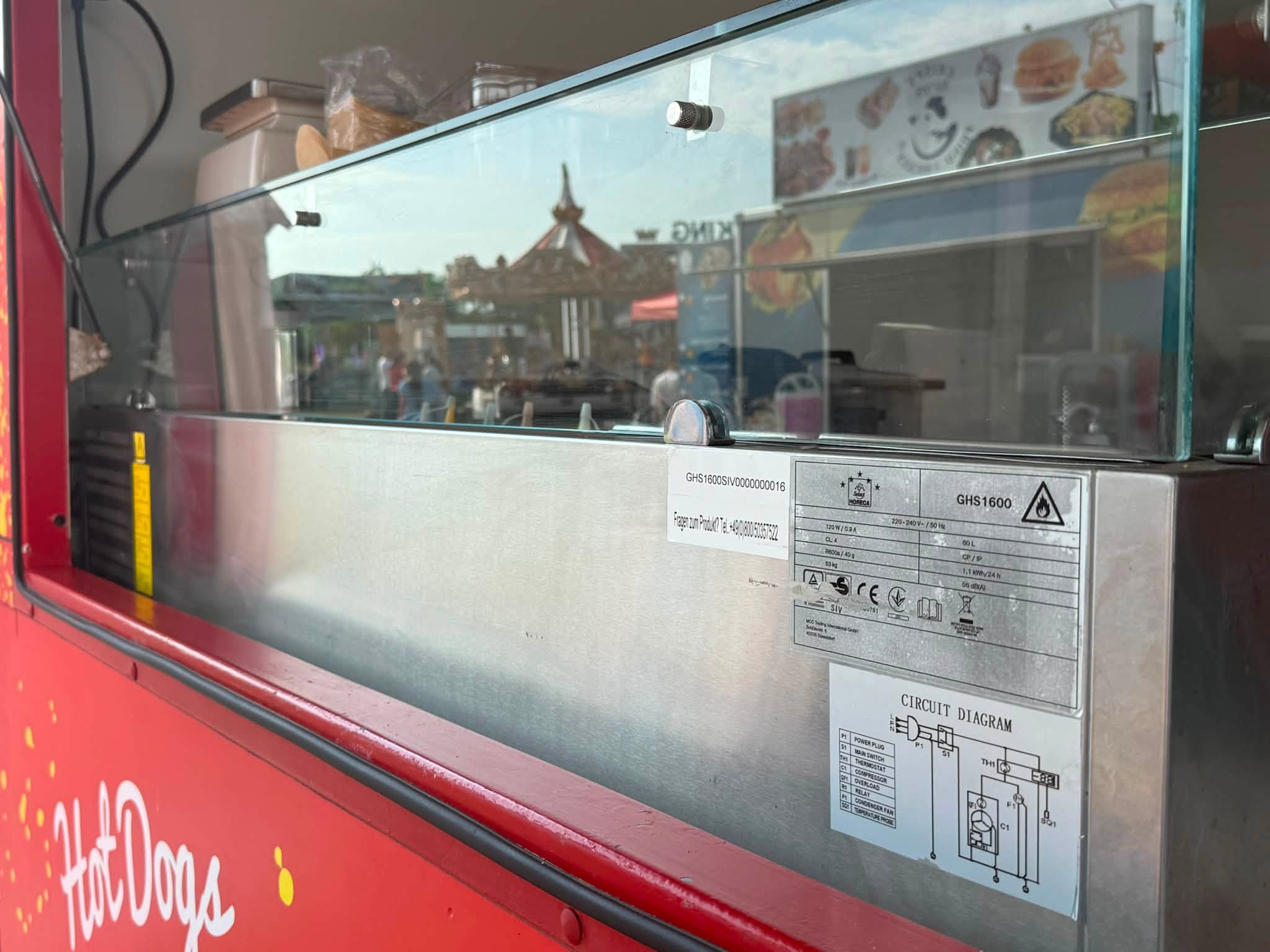Vitrina frigorifica profesionala rece 7 GN pentru restaurante si fast-food - Imagine 3