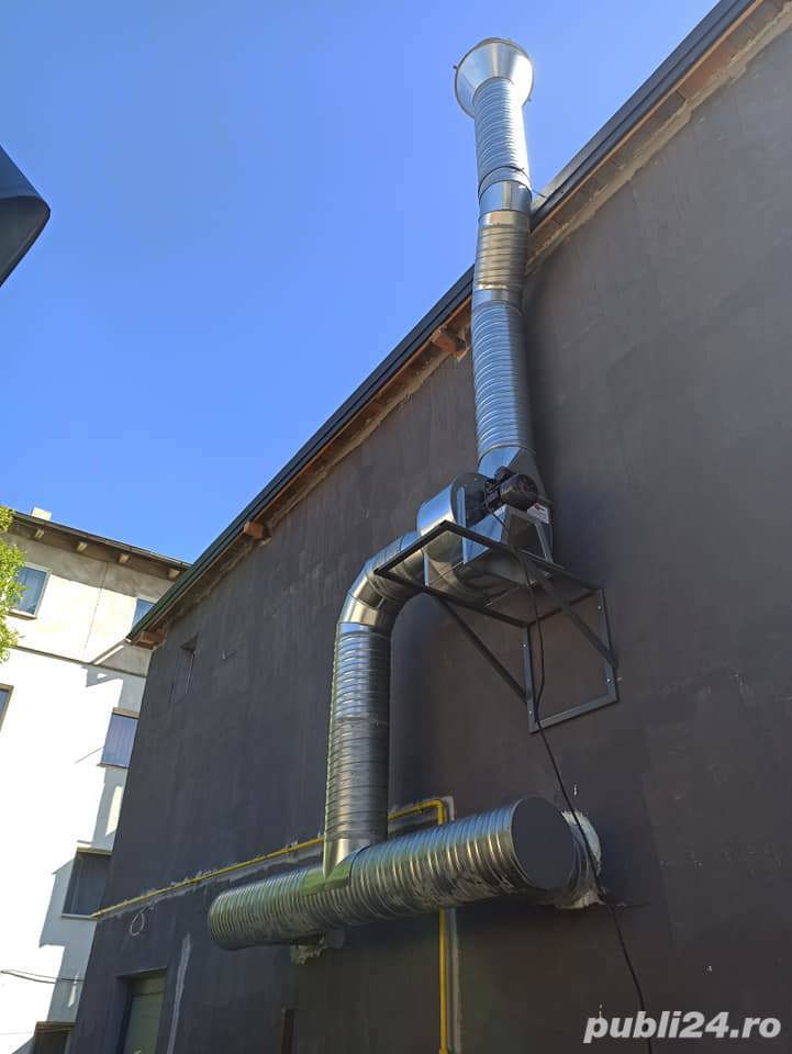 Ventilator extern pentru hota profesionala 2500-16000 mc/h - montaj disponibil