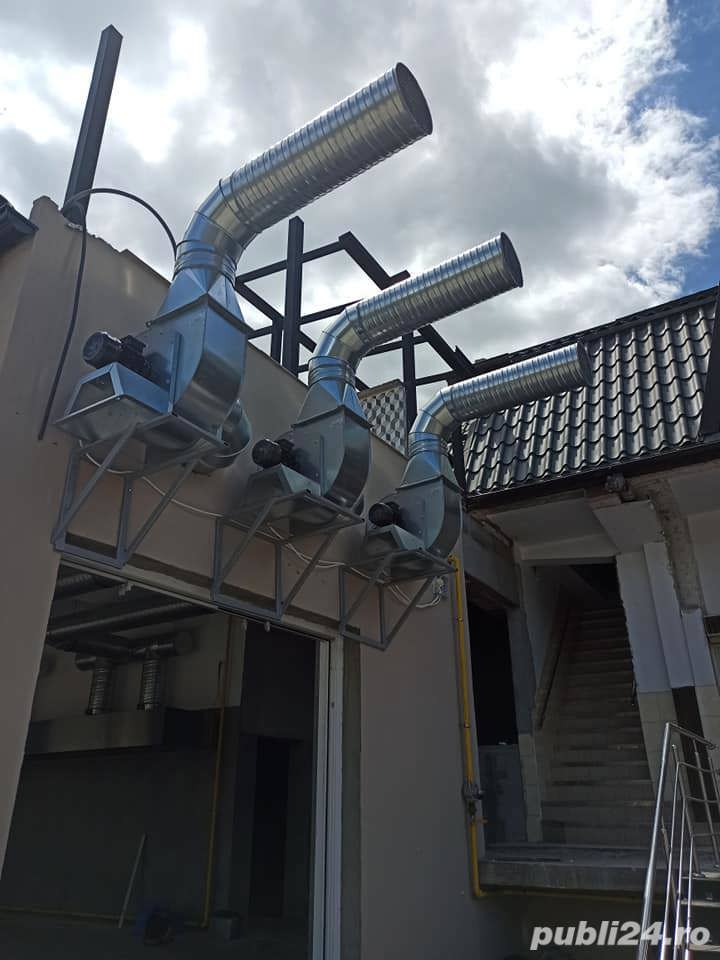 Ventilator extern pentru hota profesionala 2500-16000 mc/h - montaj disponibil - Imagine 3
