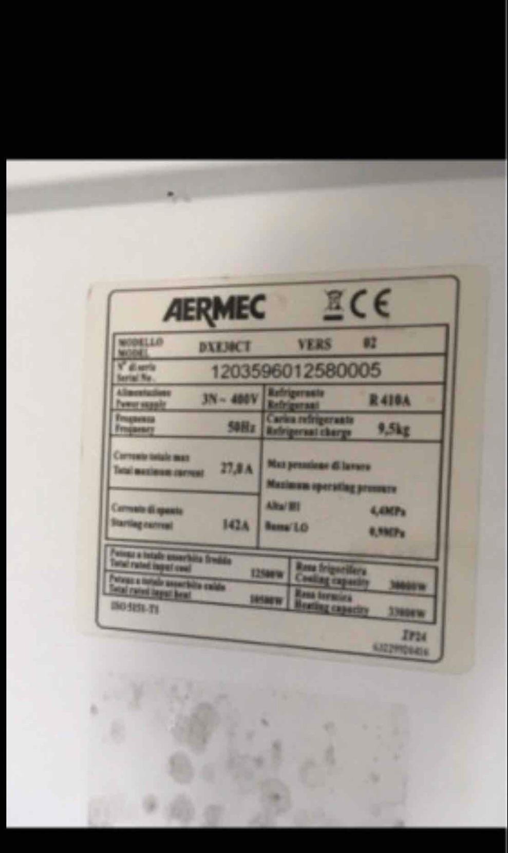 Unitate Exterioara Aer Conditionat AERMEC Profesional | Racire si Climatizare pentru Spatii Comerciale
