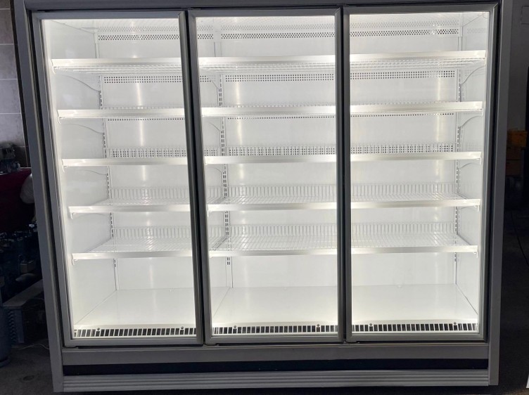 Vitrina Frigorifica Verticala Profesionala cu 4 Usi | Refrigerare si Congelare | Fabricatie 2022 | Agregat Inclus