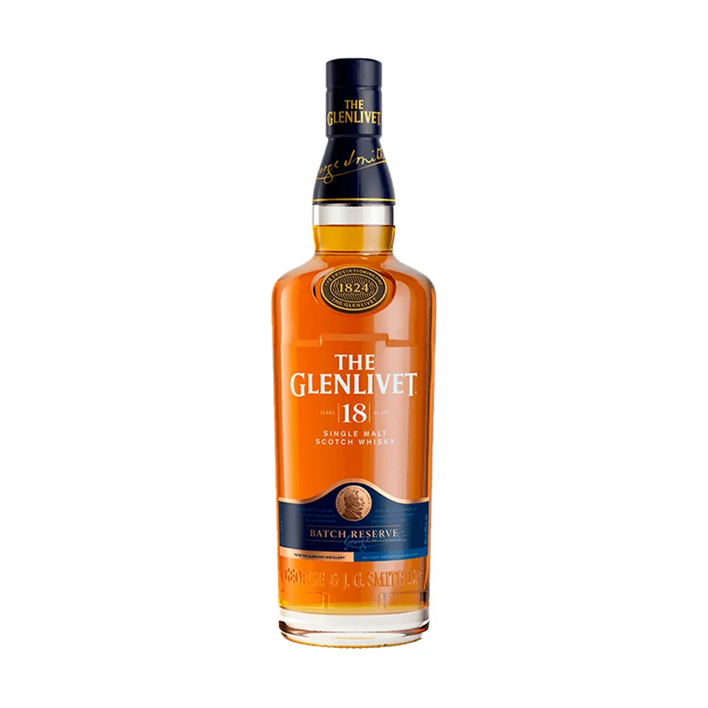 Glenlivet 18 Ani Single Malt Scotch Whisky Speyside Premium Scoția 0.7L