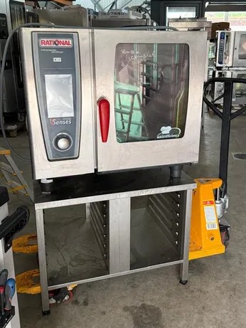 Cuptor Gastronomic RATIONAL WhiteEfficiency 61 – Electric – 6 Tăvi GN 1/1 | Autospălare | Stare excelentă - Imagine 7