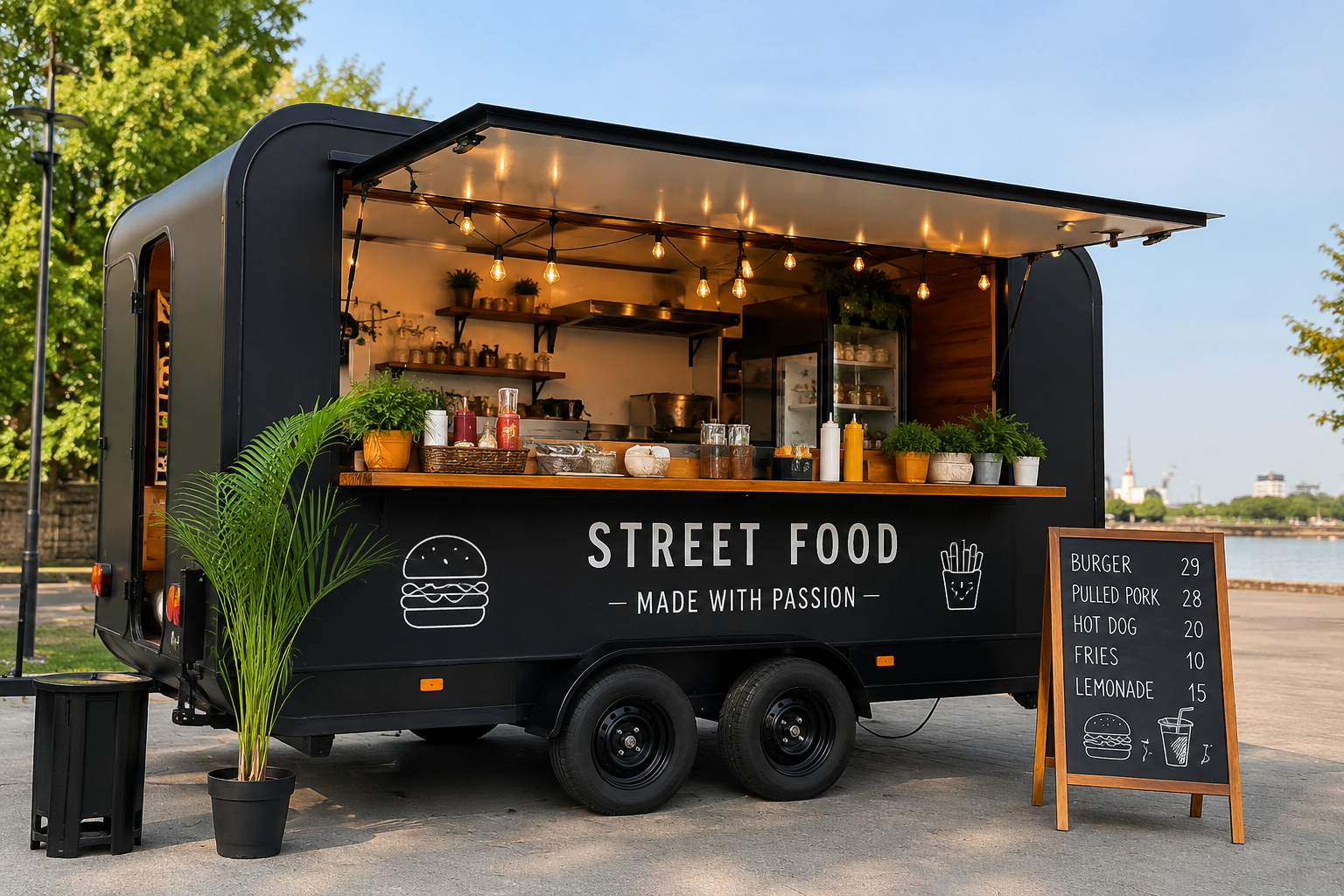 RULOTĂ FOOD TRUCK LA CHEIE