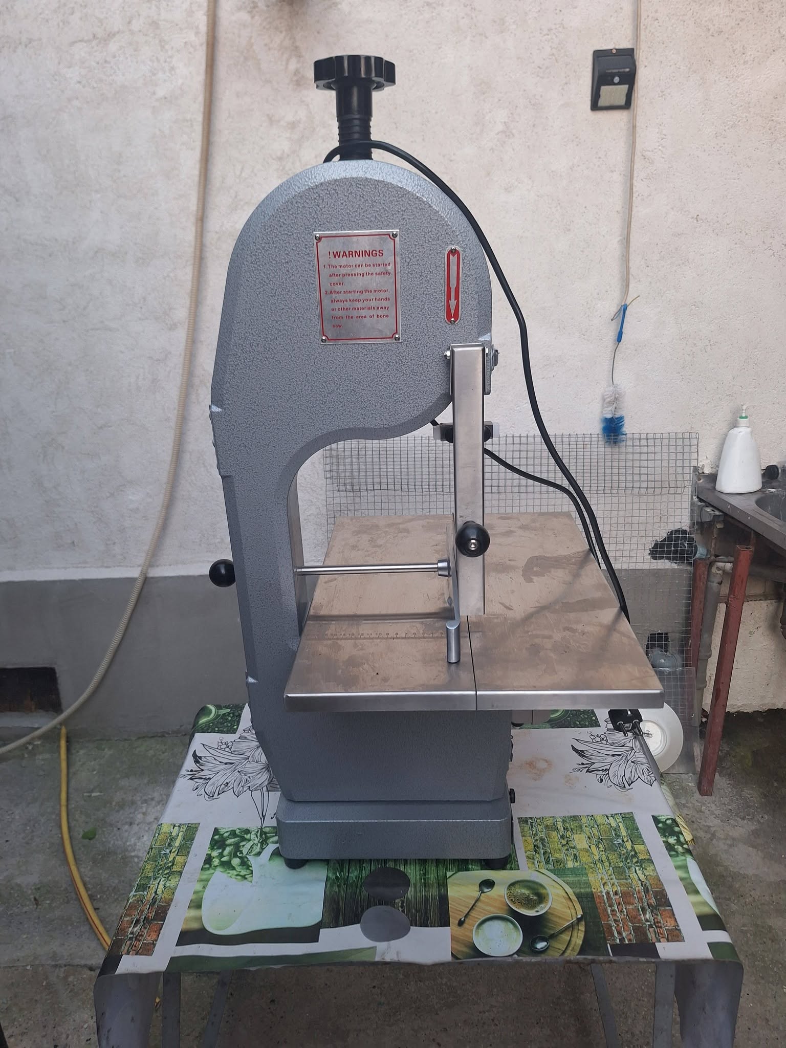 Banzic profesional pentru oase și carne congelată JG-210 – 220V | HoReCa | Măcelării | Restaurante - Imagine 2