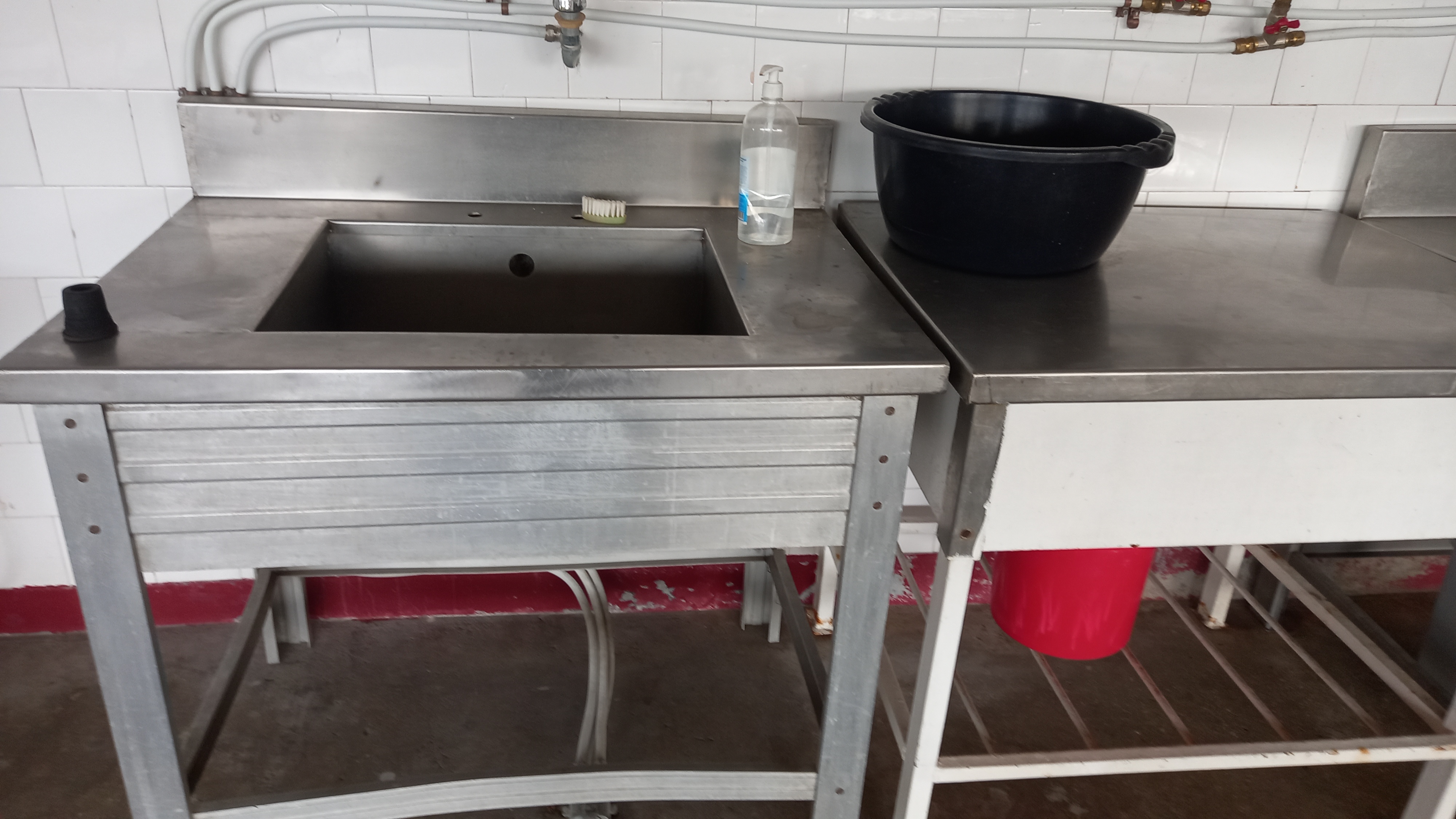 Spălătoare Inox - Spălător inox profesional cu 2 cuve – Chiuvetă inox HoReCa  - Imagine 2