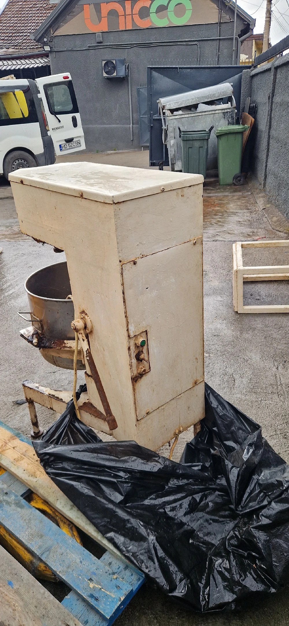 Malaxor profesional cuvă 50 L – 220V pentru brutării, patiserii și pizzerii