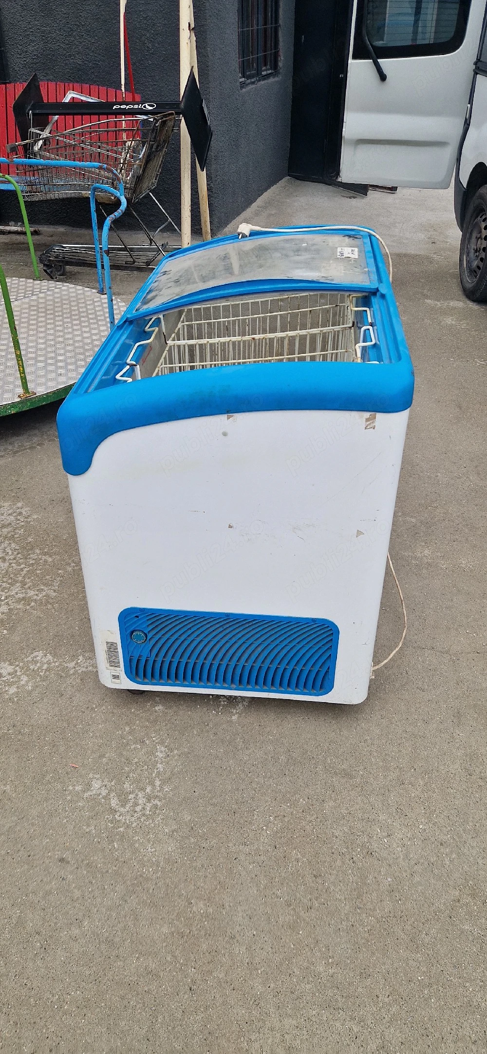 Vitrină frigorifică pentru înghețată și produse congelate – 1,10 m | Revizionată, gata de utilizare