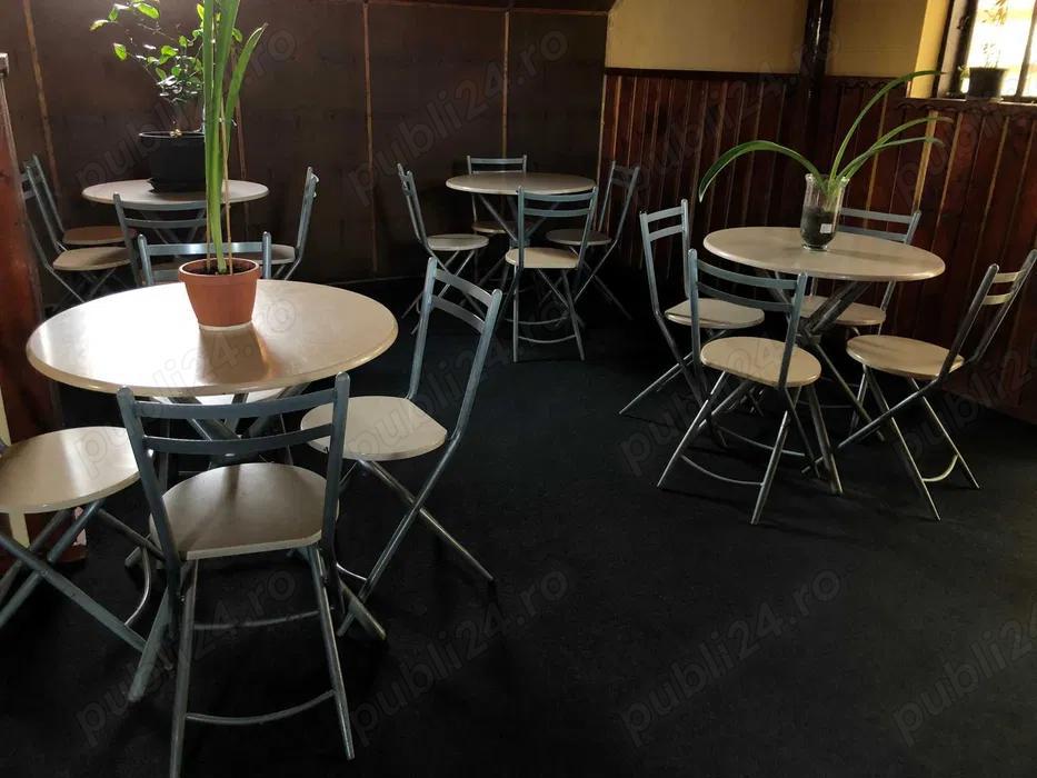 Set mese și scaune pentru restaurant, cantină sau terasă – 6 seturi disponibile - Imagine 3