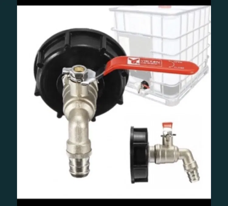 Reducție Bazin IBC 1000L cu Ieșire Filetată 1" – Adaptor pentru Robinet și Fitinguri - Imagine 2