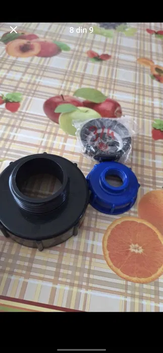 Reducție Bazin IBC 1000L 100 mm – Adaptor pentru Rezervoare IBC, Compatibil cu Reducție 60 mm