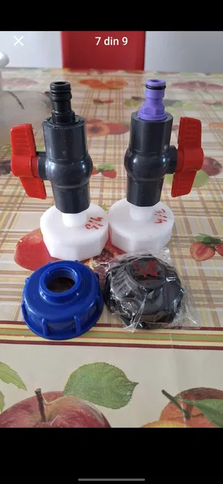Adaptor Reducție 100 mm pentru Bazin IBC 1000L – Racord pentru Robinet, Filtru și Instalații de Apă