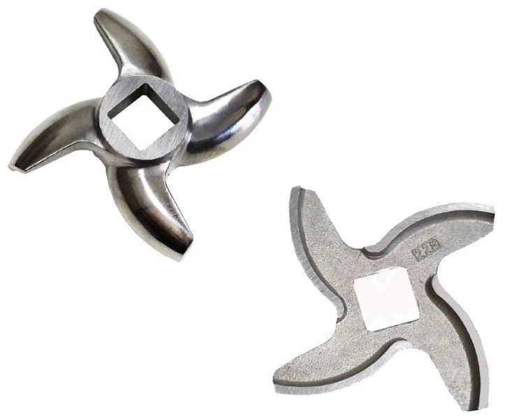 Cuțit Inox AISI 420 TC22 Nr. 22 pentru Mașină de Tocat Carne Reber Italia – Piesă Profesională - Imagine 2