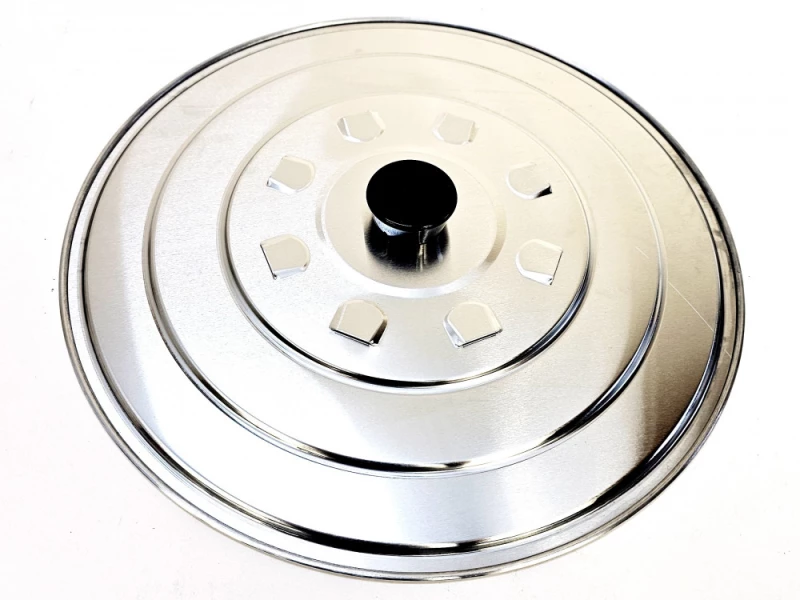 Capac Aluminiu pentru Tigaie Paella Garcima 20 cm, Maner Plastic si Evacuare Abur