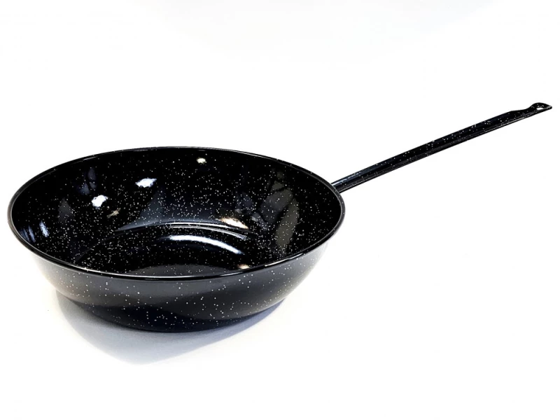 Tigaie Profesională pentru Prăjit 40 cm Garcima – 8,9 Litri, Oțel Emailat, Mâner Lung, HoReCa - Imagine 2