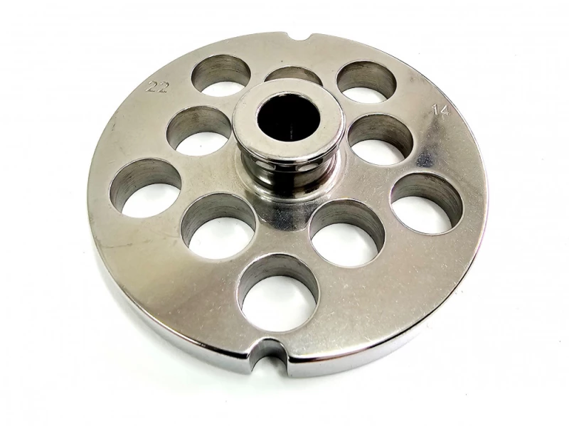 Sita inox AISI 420 TC22 nr. 22, gauri 14 mm pentru masina de tocat carne Reber RBR222604 - Imagine 2