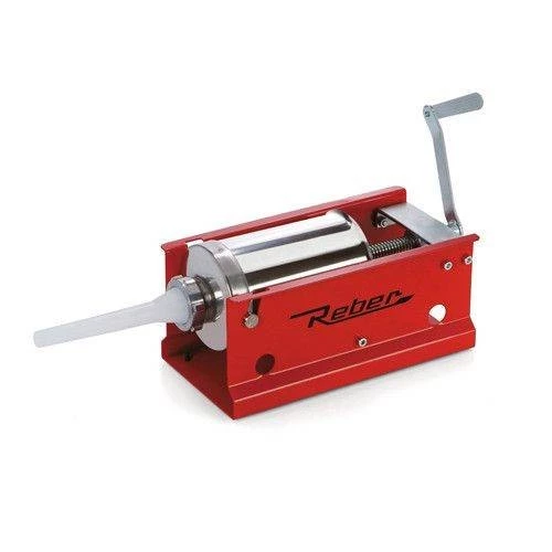 Masina manuala de făcut carnati Reber 8950 N – 5 kg, inox AISI 304, model orizontal