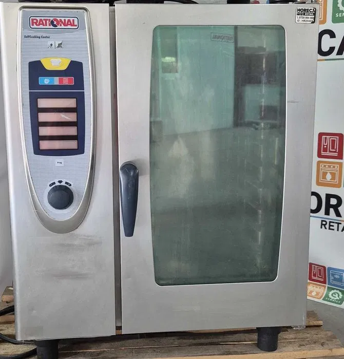 Cuptor profesional Rational convectomat 10 tavi GN 1/1, touchscreen, electric 380V pentru HoReCa