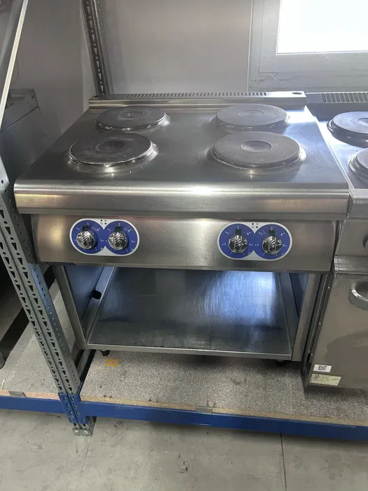Plita electrica profesionala cu 4 ochiuri pentru restaurant cantina catering si HoReCa - Imagine 6