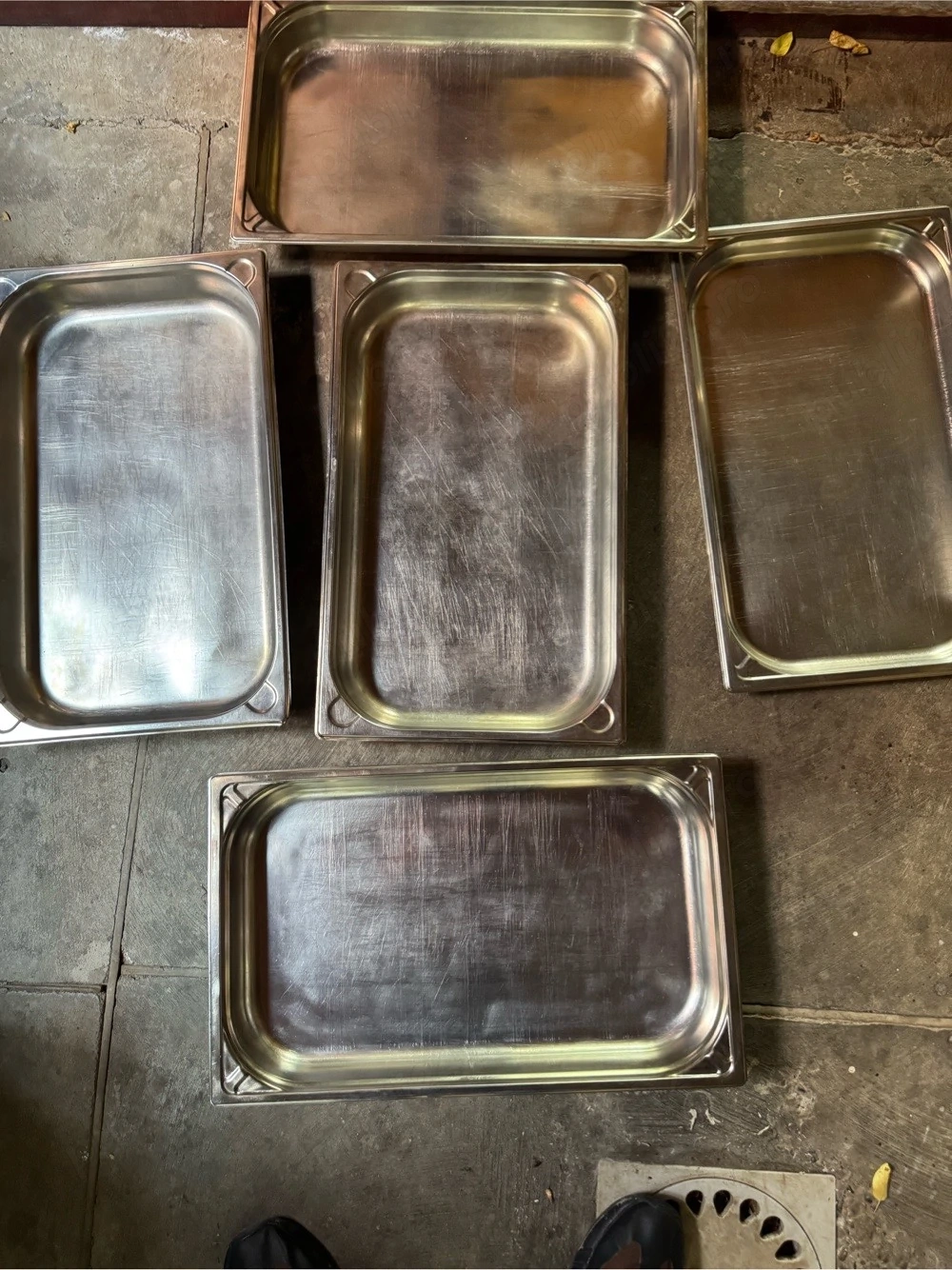 Set 5 Cuve Inox Gastronorm GN Profesionale | Tavi GN pentru Bain Marie, Catering si HoReCa