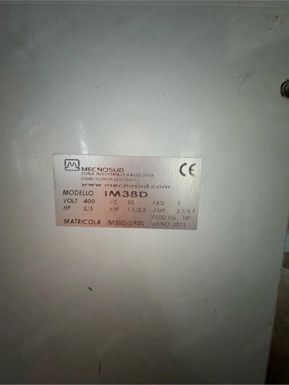 Malaxor Profesional cu Spirala Mecnosud IM38D 40L | Malaxor Aluat pentru Pizzerie, Brutarie si Patiserie Trifazic