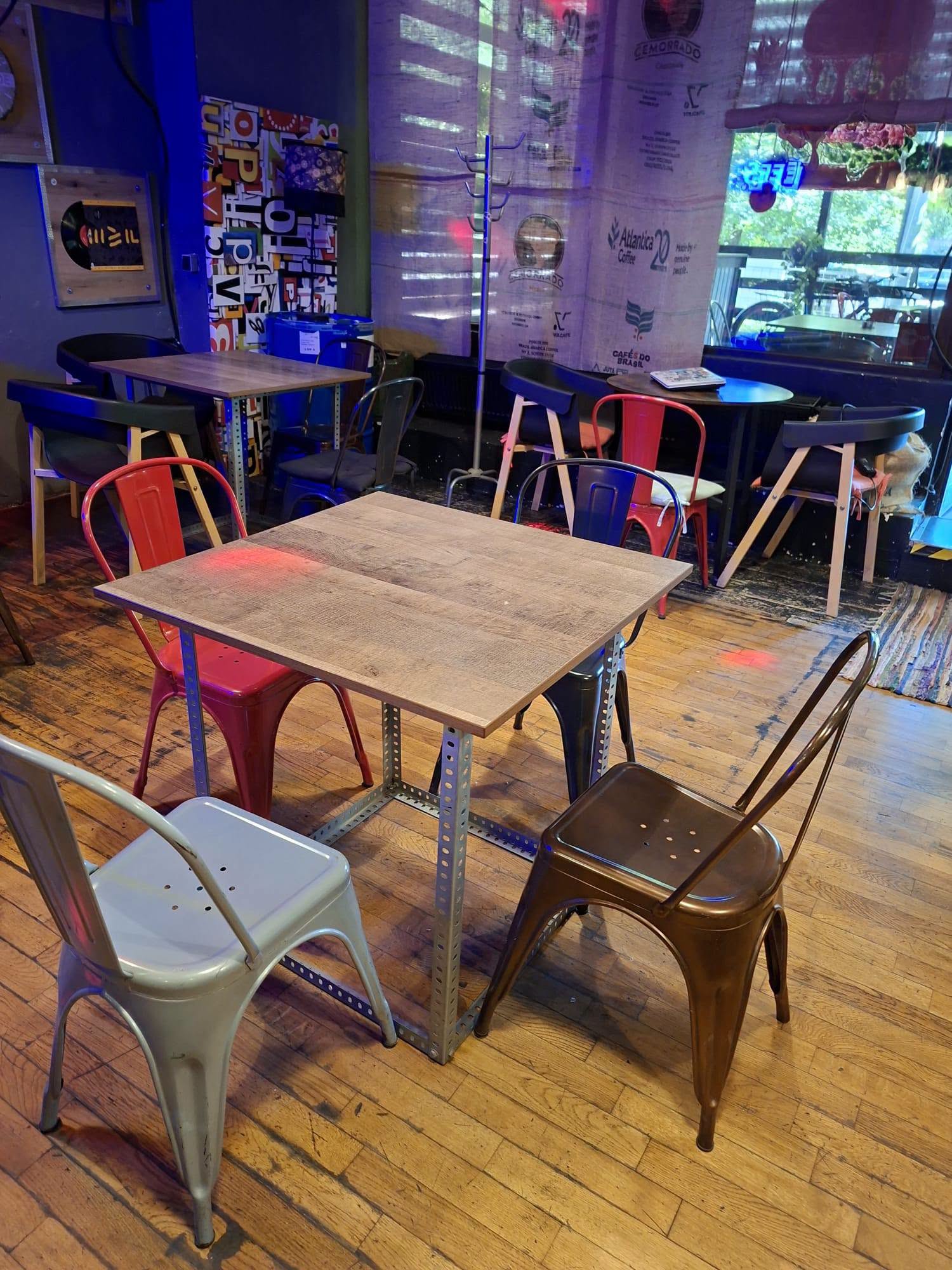 Set 50 scaune pentru restaurant, cafenea, bar, terasa – Stil industrial – 50 Lei/bucata - Imagine 2